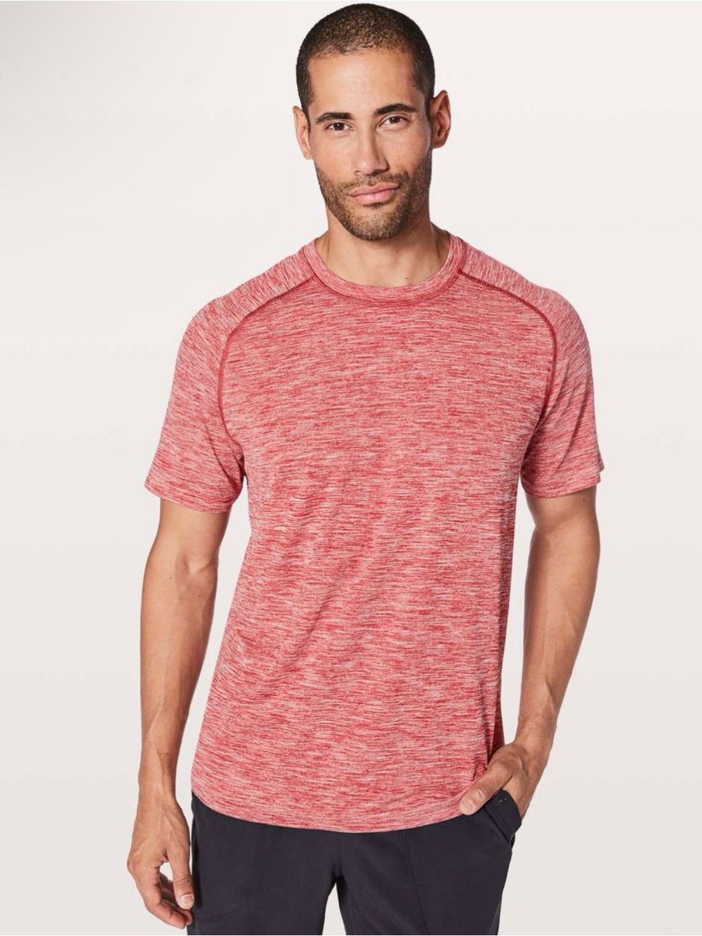 Lululemon Metal Vent Tech Surge Short Sleeve
Game Day Red / White